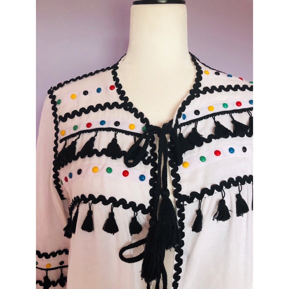 DODO BAR OR Yehuda Tassel Studded Top - Picture 5 of 8